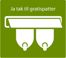 Ja tak til gratispatter