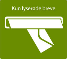Kun lyserde breve